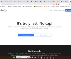 HTMLy Blog Application Setup